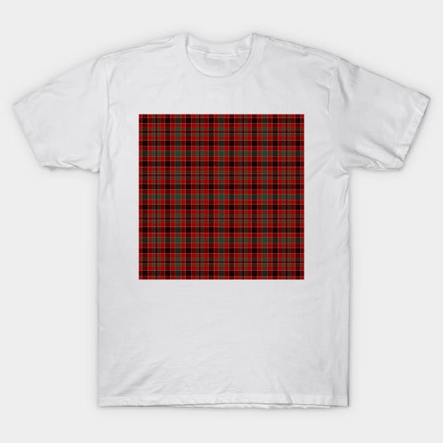 Scotland Tartan Crimson Red T-Shirt by teezeedy